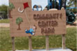 Community Center Park Sign